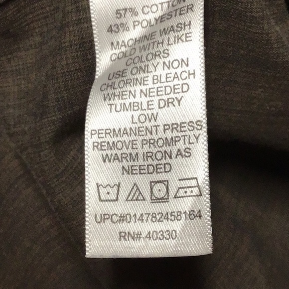 👑 HAGGER ‘Weekender’ Glen Plaid Oxford Long Sleeve - Picture 4 of 7